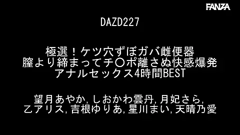 極選!ケツ穴ずぼガバ雌便器 膣より締まってチ○ポ離さぬ快感爆発アナルセックス4時間BESTのエロアニメーション